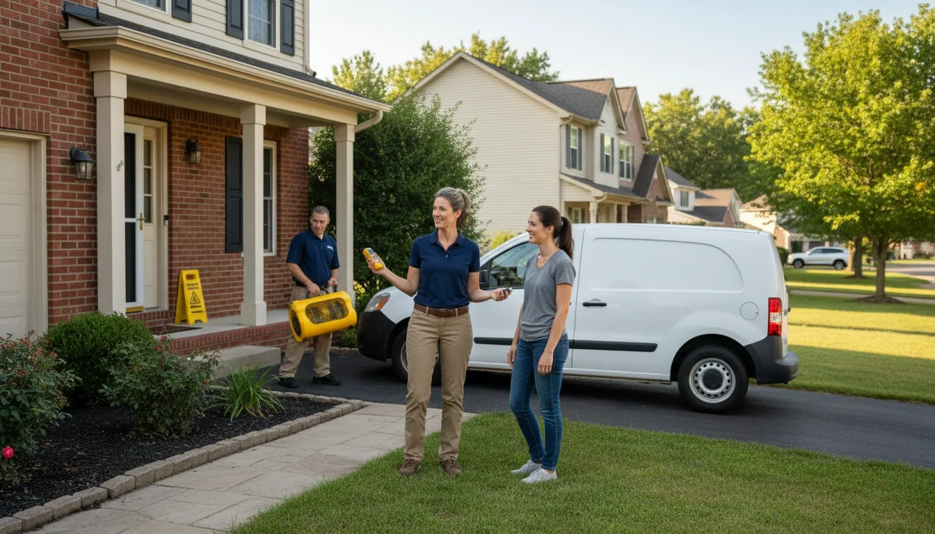 Water restoration image for Dehumidification And Cleanup Services in Axtell, UT